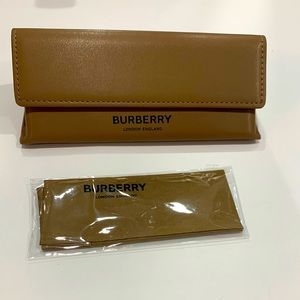 Burberry Glasses/Sunglasses Case with Cleaning Cloth
